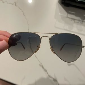 Rayban polarized aviator